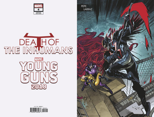 DEATH OF INHUMANS (2018) #4 LARRAZ YOUNG GUNS CONNECTING VARIANT