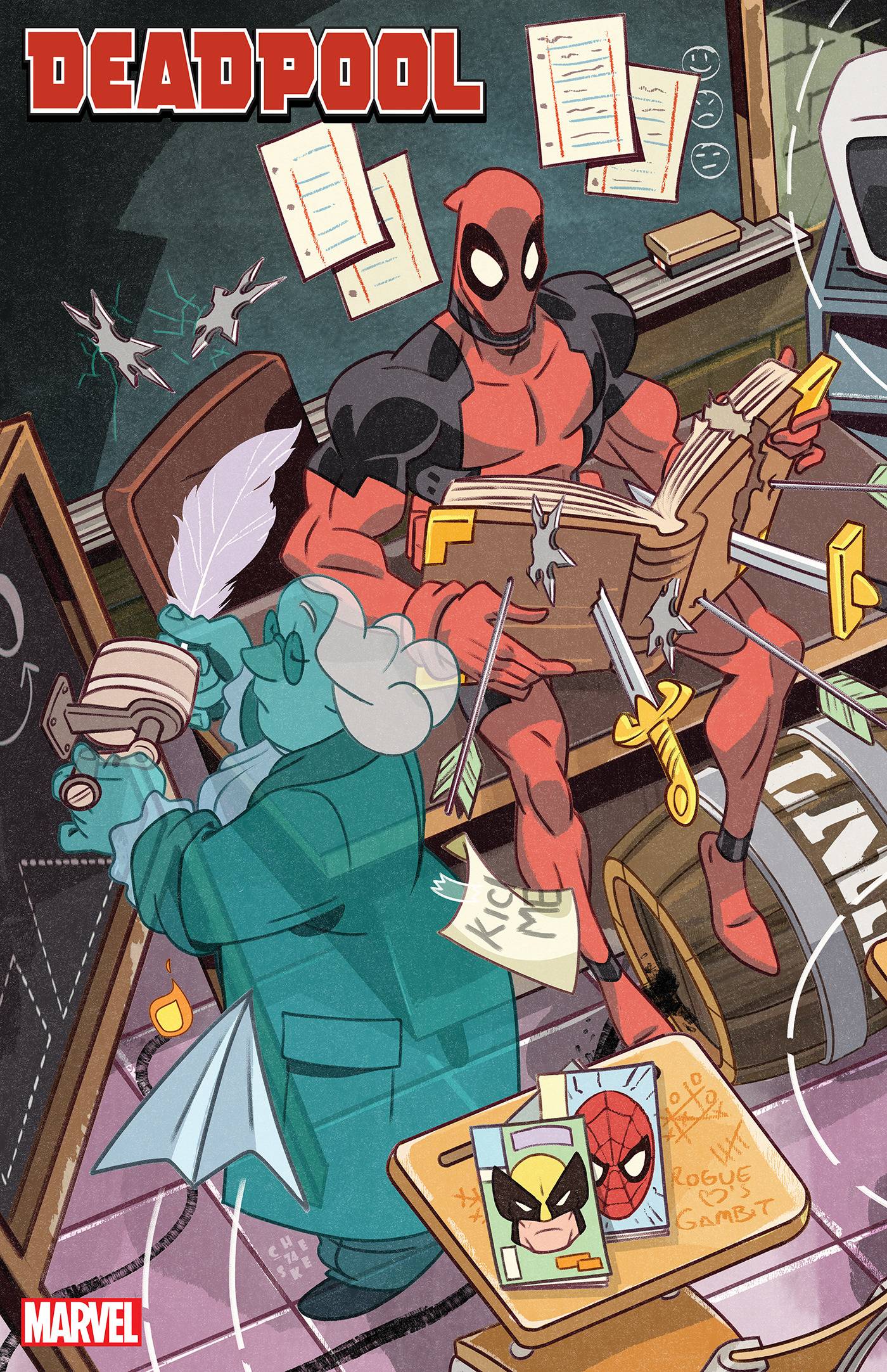 DEADPOOL (2024) #1 GALLOWAY SATURDAY MORNING CONNECTING VARIANT