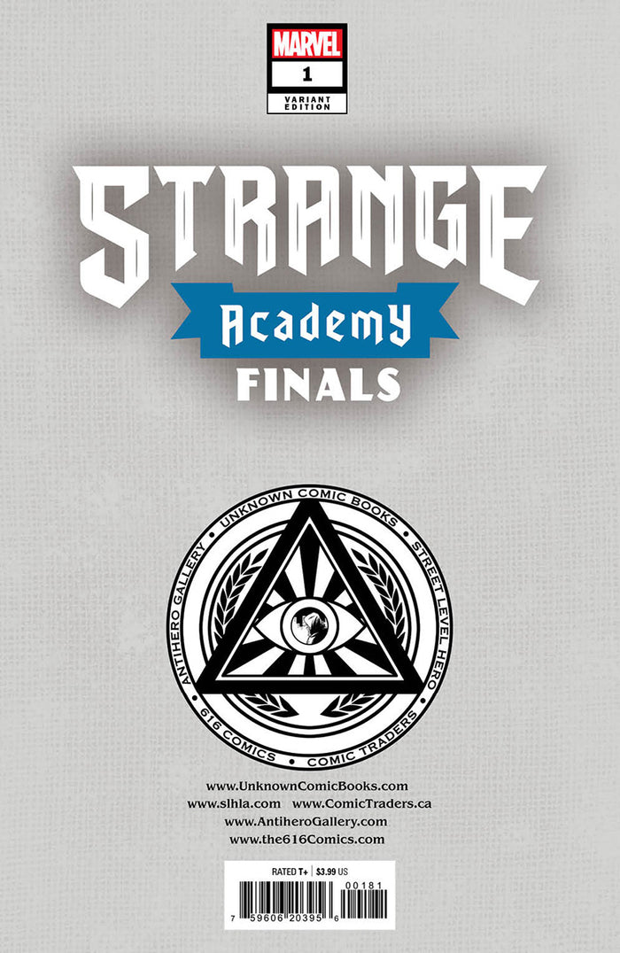 STRANGE ACADEMY: FINALS (2022) #1 UNKNOWN COMICS R1C0 EXCLUSIVE VARIANT