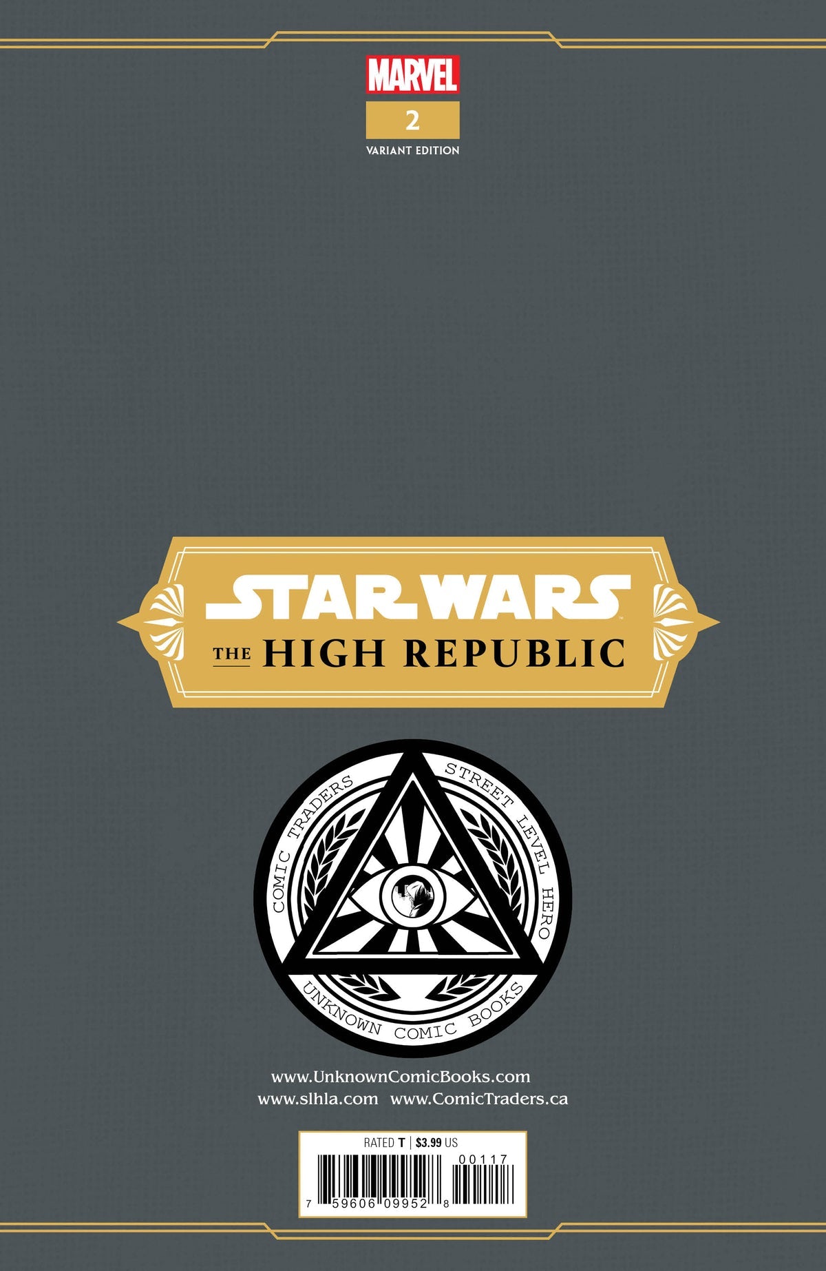 STAR WARS: HIGH REPUBLIC (2021) #2 UNKNOWN COMICS CARLO PAGULAYAN EXCLUSIVE VARIANT