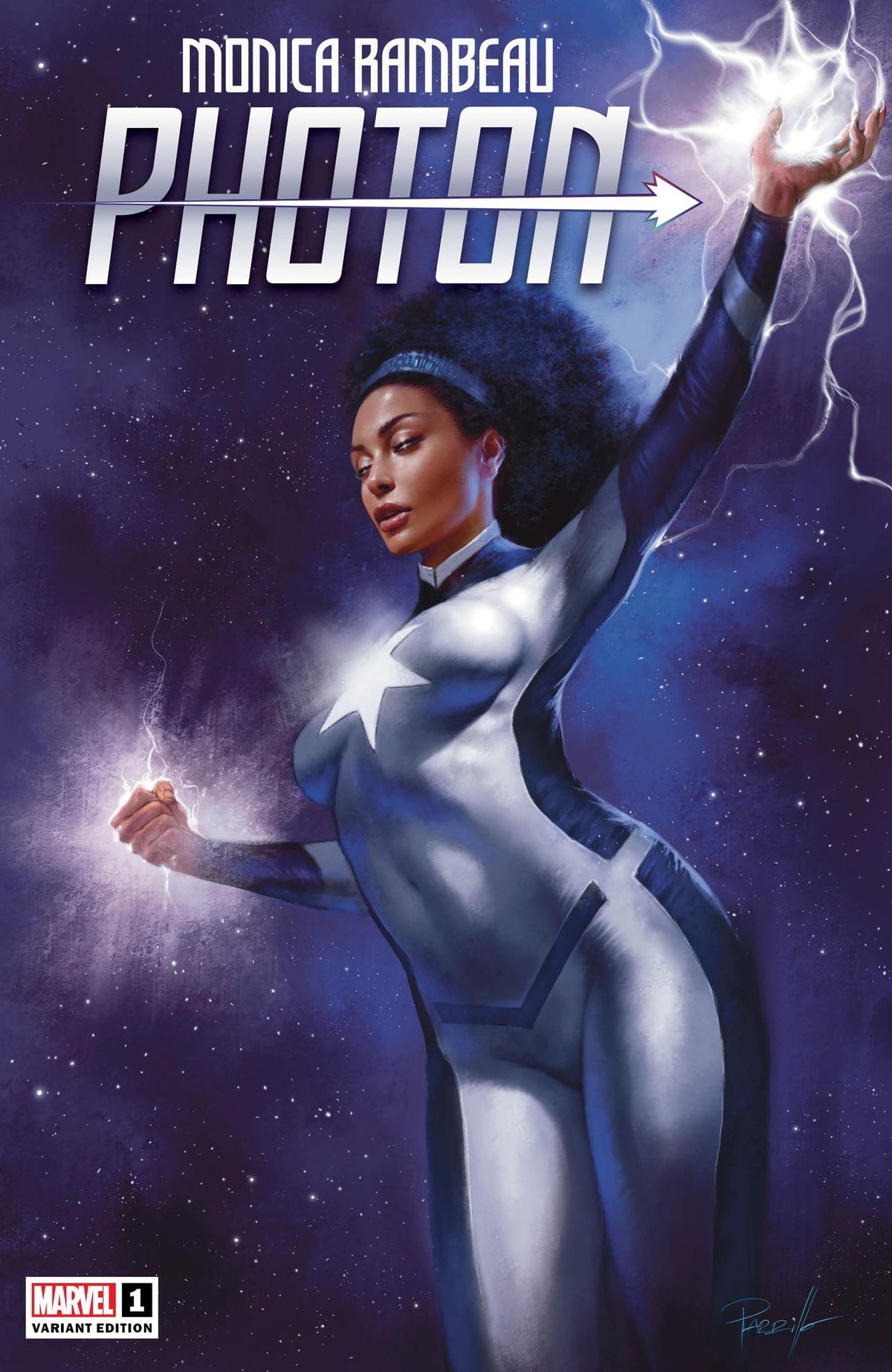 MONICA RAMBEAU: PHOTON (2023) #1 LUCIO PARRILLO 616 EXCLUSIVE VARIANT