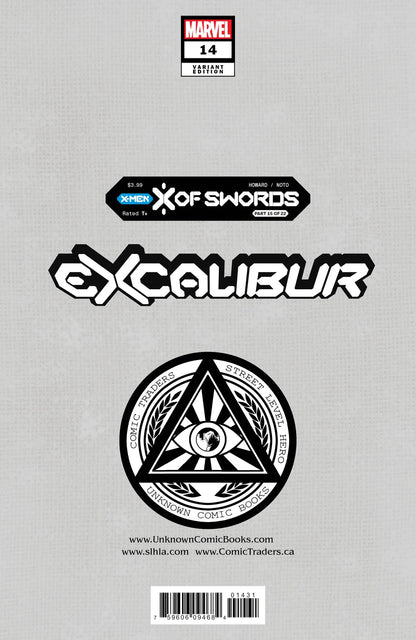 EXCALIBUR (2019) #14 UNKNOWN COMICS LUCAS WERNECK VARIANT
