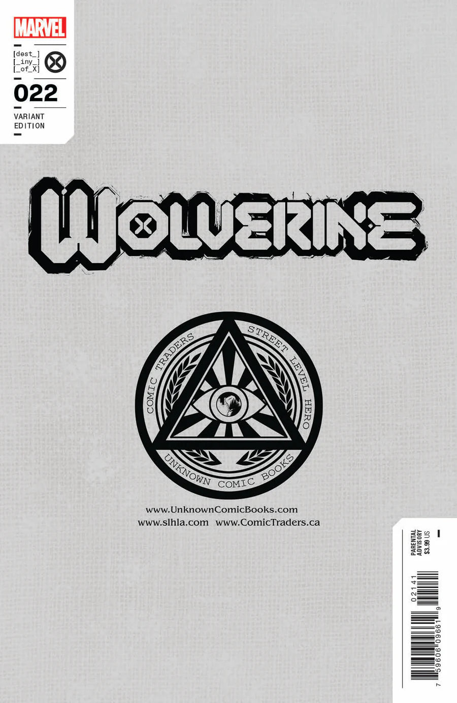 WOLVERINE (2020) #22 UNKNOWN COMICS IVAN TAO VARIANT