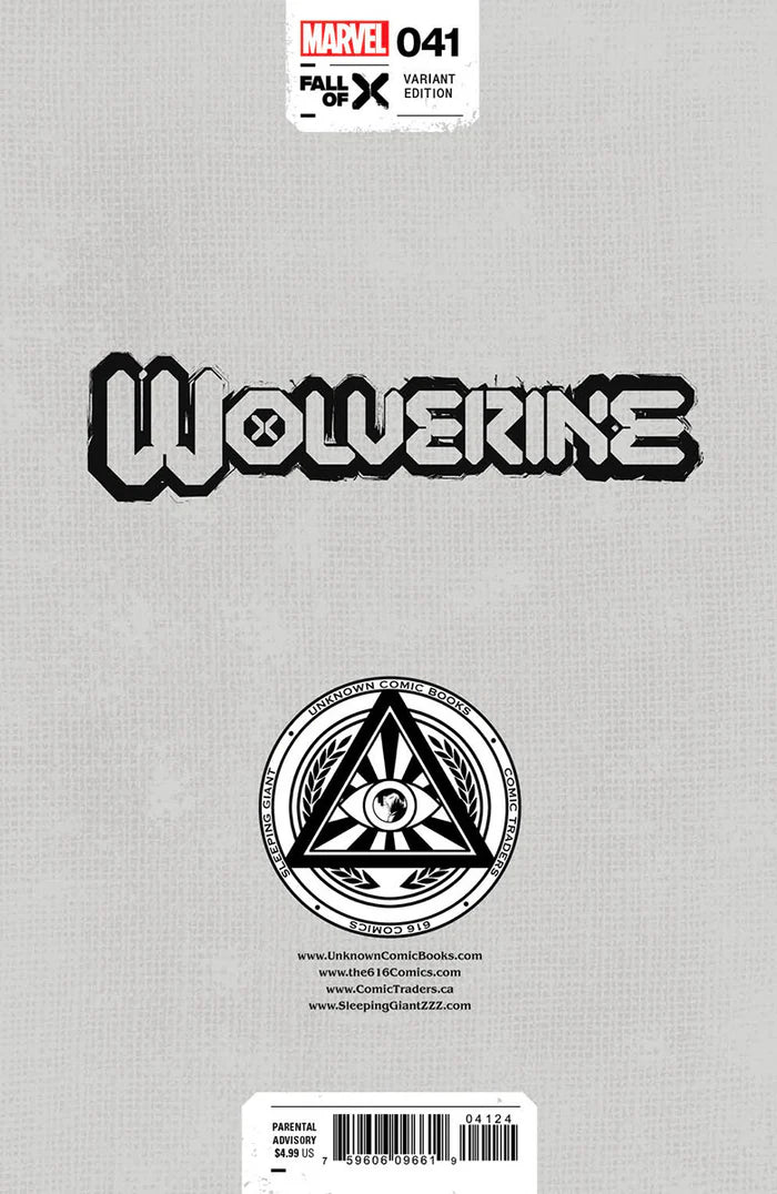 WOLVERINE (2020) #41 UNKNOWN COMICS TYLER KIRKHAM VARIANT