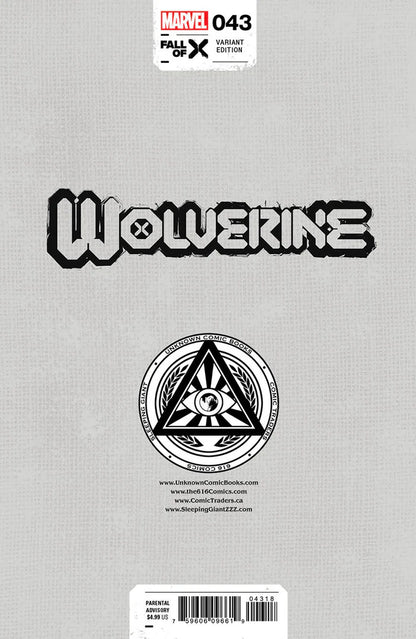 WOLVERINE (2020) #43 UNKNOWN COMICS KAARE ANDREWS VARIANT