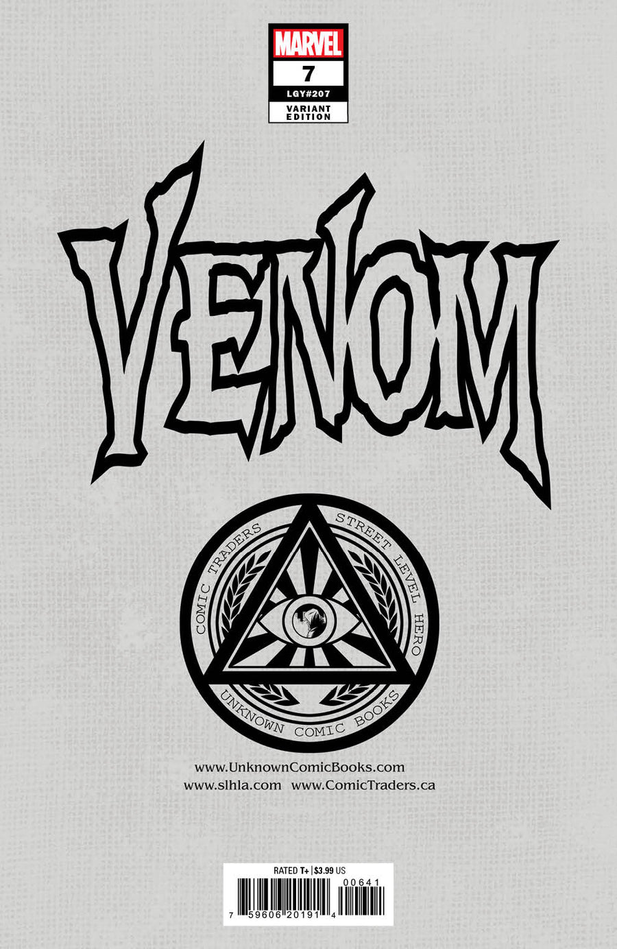 VENOM (2021) #7 UNKNOWN COMICS GABRIELE DELL'OTTO EXCLUSIVE VARIANT
