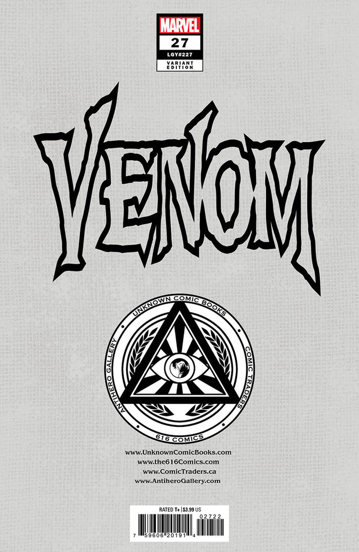 Venom (2021) #27 Miguel Mercado Exclusive Black Widow Variant