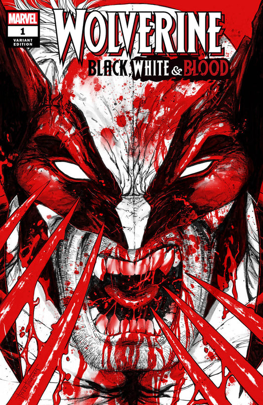 WOLVERINE: BLACK, WHITE AND BLOOD (2020) #1 UNKNOWN COMICS TYLER KIRKHAM VARIANT