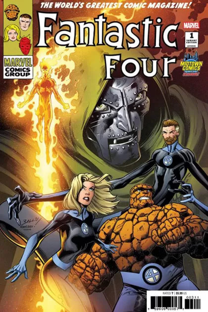 Fantastic Four (2018) #1 Midtown Comics Mark Bagley Exclusive Variant