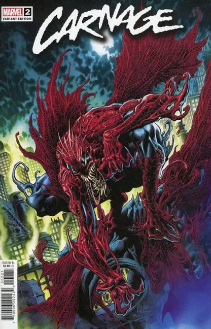 Carnage (2022) #2 Kyle Hotz Variant Cover