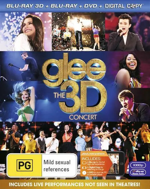 Glee: The 3D Concert Blu-ray, Region B, VGC