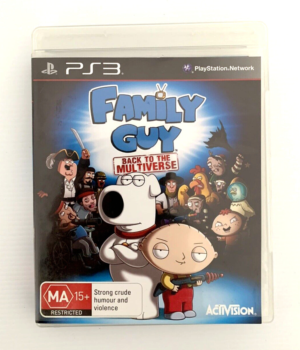 Family Guy: Back to the Multiverse PS3 With Manual VGC