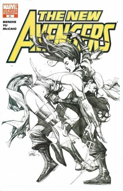 THE NEW AVENGERS (2005) #31 SDCC SKETCH VARIANT