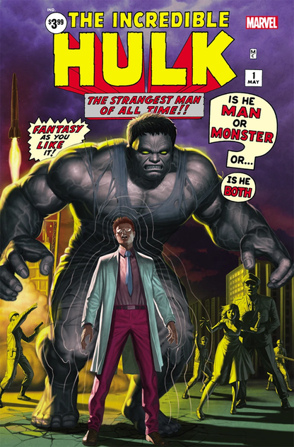 INCREDIBLE HULK #1 FACSIMILE EDITION (2019) UNKNOWN COMICS HOMAGE VARIANT