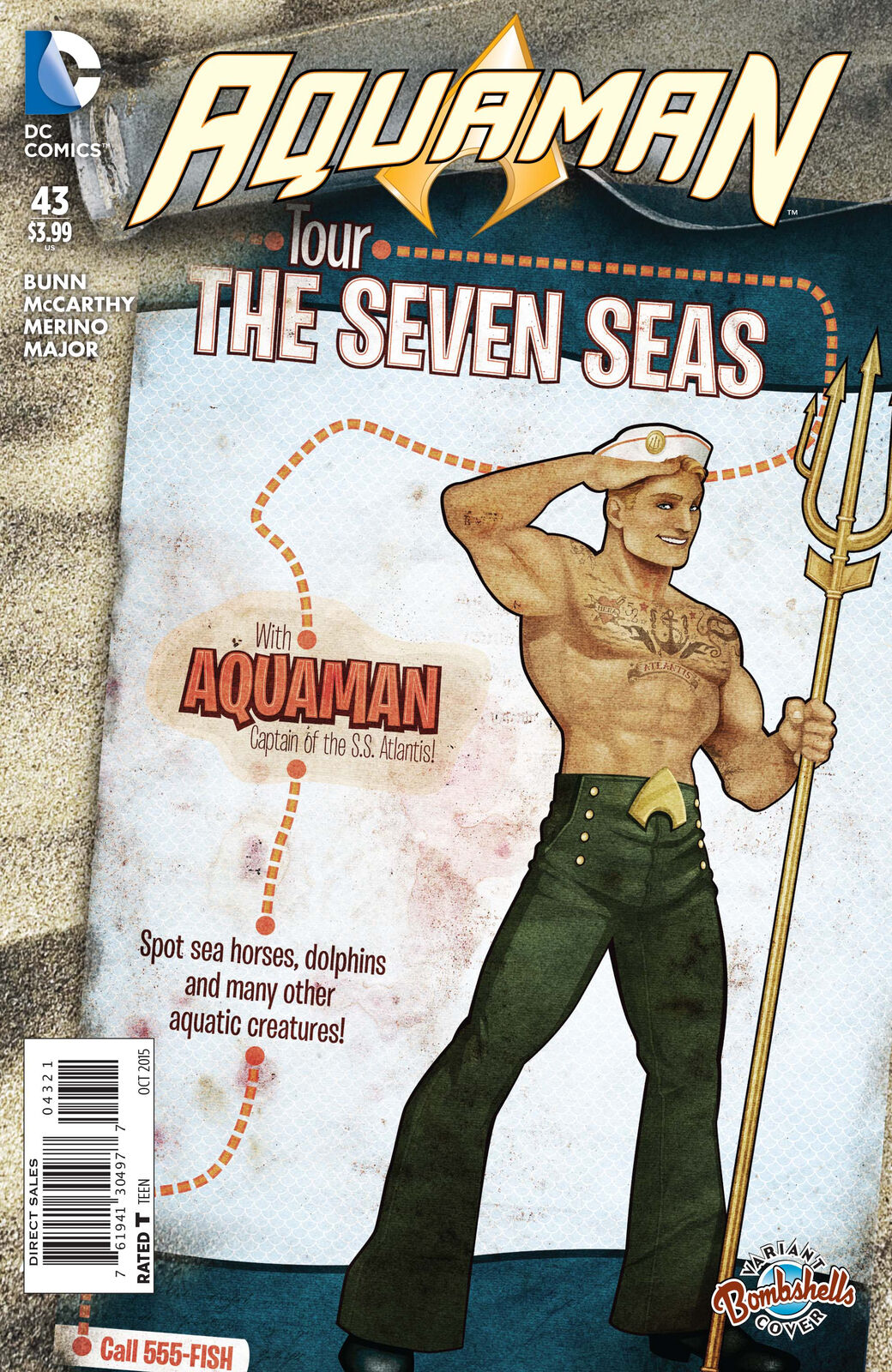 AQUAMAN (2011) #43 BOMBSHELLS VARIANT