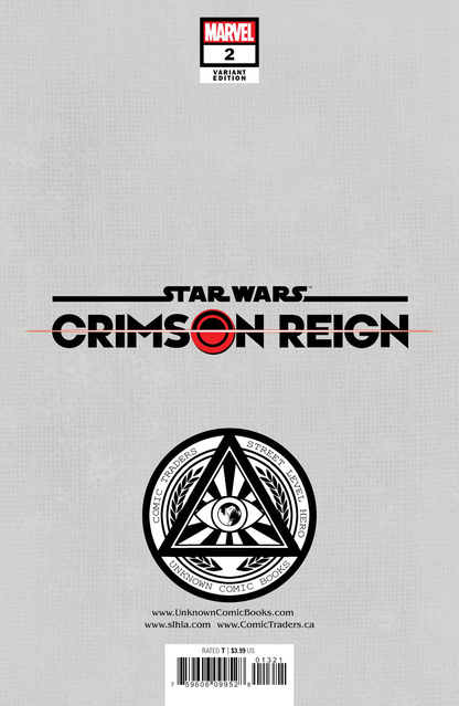STAR WARS: CRIMSON REIGN (2022) #2 UNKNOWN COMICS TYLER KIRKHAM VARIANT