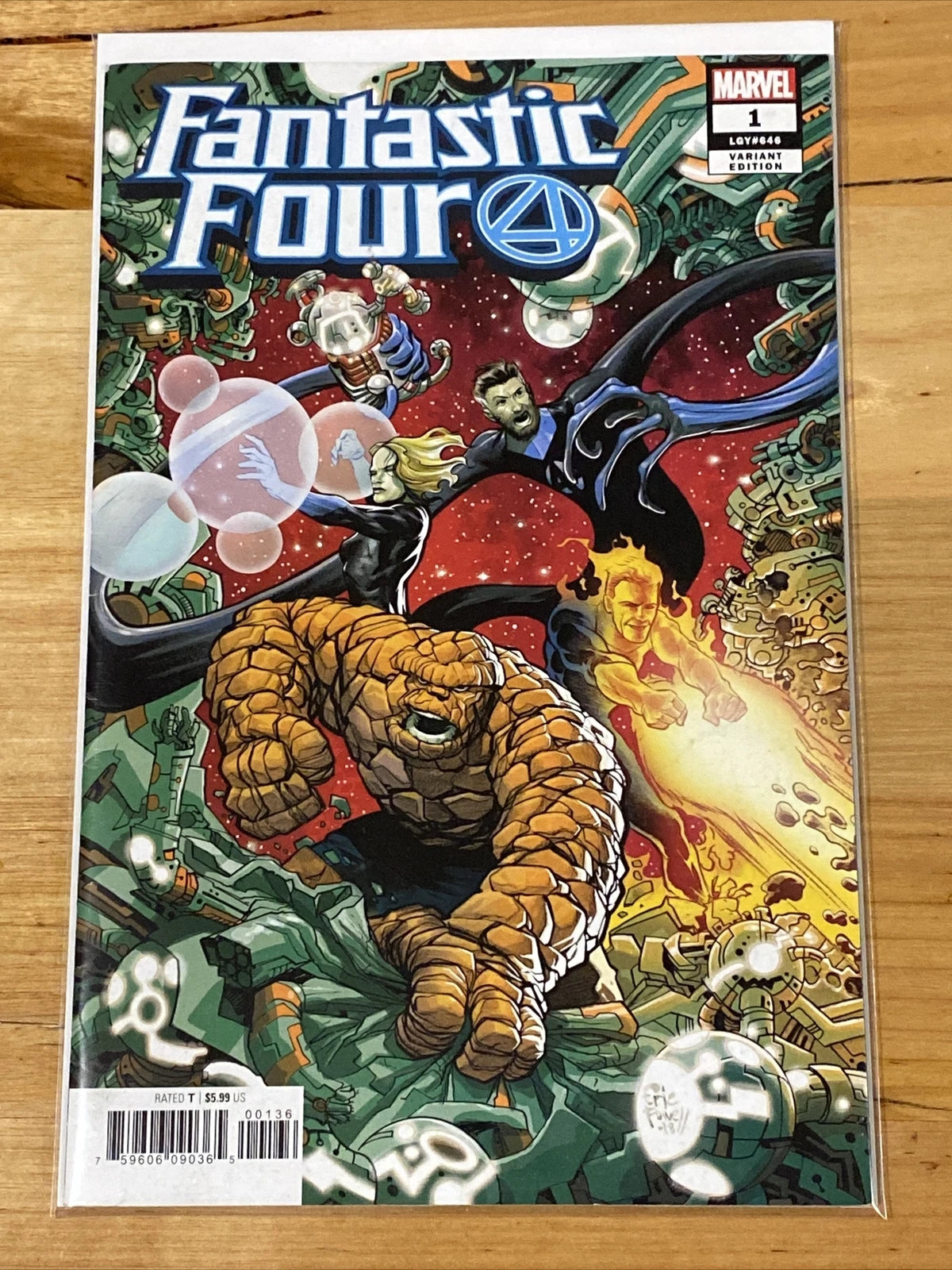 FANTASTIC FOUR (2018) #1 POWELL VARIANT