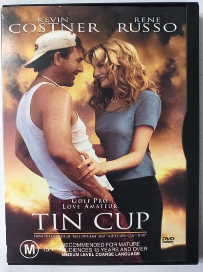 Tin Cup DVD Kevin Costner Rene Russo PAL 4 Brand New Sealed