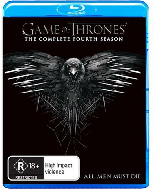 Game Of Thrones: The Complete Fourth Season, Blu-ray, Region B, 4-Disc, VGC