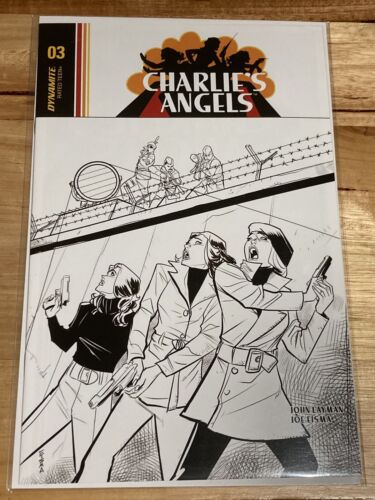 CHARLIE'S ANGELS (2018) #3 JOE EISMA B&W INCENTIVE VARIANT