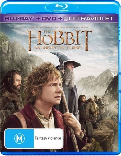 The Hobbit: An Unexpected Journey, Blu-ray, Region B, VGC