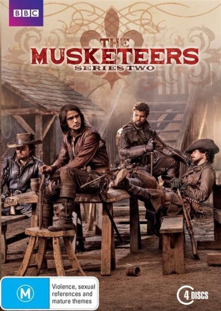 The Musketeers Series 2 DVD BBC TV Drama 4-Disc Brand New Sealed